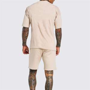 Ensembles décontractés pour femmes, t-shirt à manches courtes + pantalon de survêtement, logo brodé, ensemble 2 pièces, tenues d'été pour hommes - Product Image 5