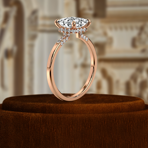 Anillo de Compromiso Solitario con Diamante Cultivado en Laboratorio, Corte Princesa, 1 Quilate, Certificado IGI, Oro Amarillo de 14k, Anillo de Boda para Regalo de Aniversario - Product Image 4