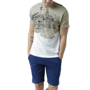 Personnalisé pour hommes 100% coton léger été manches courtes impression par sublimation décontracté rue haute surdimensionné T-shirts impression DTG - Product Image 1