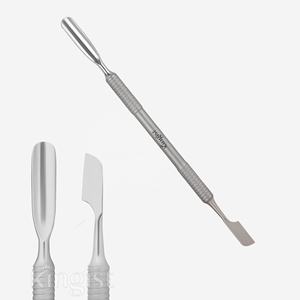 Herramienta de belleza para el cuidado de las uñas de doble cara, Mini empujador de cutículas de acero inoxidable, empujador de cutículas de manicura de fábrica - Product Image 1