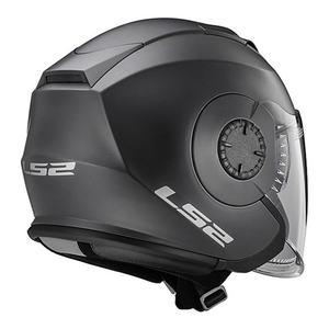 LS2 OF570 VERSO JET Retro Open Face Helmet XL Size Quick Release ABS Fiberglass Visor Motorbike Jetpack Compatible New <b>Boxed</b> - Product Image 5