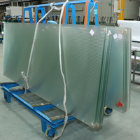 Verre gaufré personnalisable de 4 mm, 5 mm, 6 mm, verre cannelé, verre texturé pour façade de magasin, panneau décoratif, cloison d'hôtel