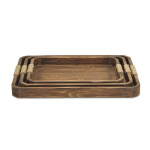 LES PLUS VENTES!!! Plateau de petit-déjeuner en bois d'excellente qualité avec poignée Top Trending New Arrival - Product Image 3