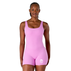 ชุดบอดี้สูทออกกำลังกายแบบชิ้นเดียวสำหรับผู้หญิง แขนกุด ขาสั้น ยืดหยุ่น เหมาะสำหรับออกกำลังกาย โยคะ ฝึกซ้อม ฟิตเนส - Product Image 1