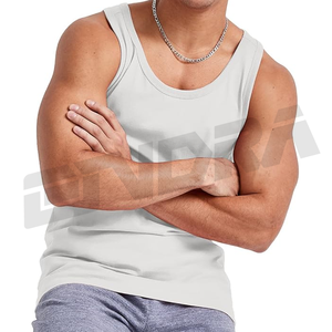 Débardeur de fitness grande taille à séchage rapide pour hommes t-shirt d'entraînement musculaire d'été chemise sans manches respirante pour la musculation OEM ODM - Product Image 5