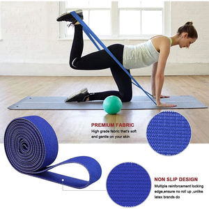 Custom Logo Home Fitness Hip Resistance <b>Band</b> Set Polyester Fabric Loop Hip Circle <b>Band</b> Made In Pakistan - Product Image 6