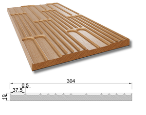 ตู้ไม้พับได้แบบทนทานแผ่นปิดแนวตั้งด้านหน้าแบบไม้ระแนงสำหรับตกแต่งผนังการตกแต่งภายในที่ทันสมัยจัดเก็บอย่างมีสไตล์ - Product Image 2
