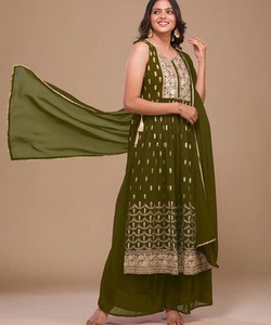 Kurtis señoras algodón rayón mujeres nuevo diseñador último colorido parte superior inferior para ropa india y pakistaní por Ropa Étnica étnica - Product Image 2