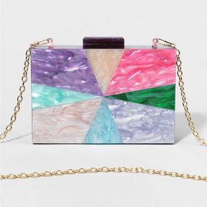 Fashion <b>Resin</b> Handbag <b>Kit</b> with Chain Straps - Product Image 1