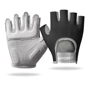 Guantes antideslizantes de medio Dedo de neopreno para gimnasio, agarre de panal, entrenamiento de fuerza transpirable, Fitness, ciclismo, equipo de levantamiento de pesas - Product Image 5