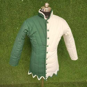 Custom XXXL Medieval Gambeson 100% algodón acolchado transpirable armadura chaqueta Unisex invierno recreaciones Vintage acabado - Product Image 2