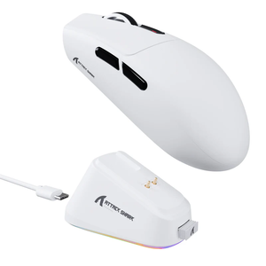 Souris sans fil légère Attack Shark G3 <span class=keywords><strong>PRO</strong></span> 59g, capteur PAW3311, 25000 DPI, trois modes, Bluetooth, optique, pour e-sport, avec station de charge - Product Image 3