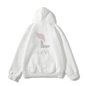 Sudadera con Capucha de Forro Polar Cálido Estampado y Bordado, Mezcla de Poliéster/Algodón, Transpirable, Elegante, Suave, con Logotipo Personalizado, Manga Larga, Tendencia de Moda - Product Image 5