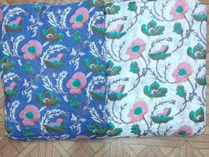 Tela de algodón con estampado de flores de Material de calidad superior para la fabricación de sábanas y fundas de cojín de la India - Product Image 6