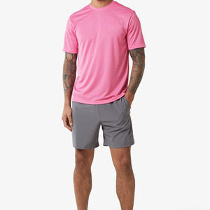 Conjunto Deportivo de Verano de Alta Calidad para Hombre, Conjunto de Camiseta y Pantalones Cortos con Logotipo Personalizado, Camiseta Deportiva de Manga Corta, Conjunto de Dos Piezas - Product Image 3