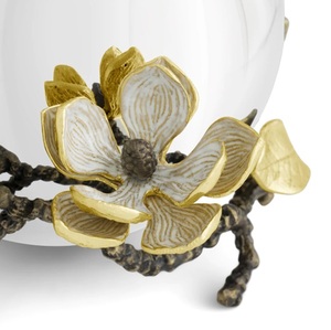 Cenicero pequeño de flor de objetivo decorativo de mesa en hierro cuenco pequeño decorativo de lujo para el hogar - Product Image 6