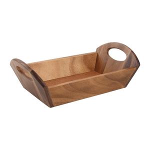 Bandeja redonda de madera de gran tamaño de diseño moderno de bambú de alta calidad con asa de agujero para servir alimentos para uso en la cocina a un precio más bajo - Product Image 6