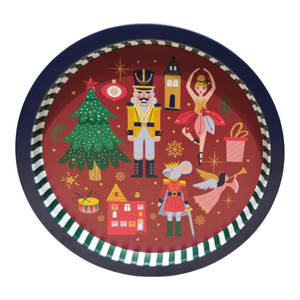 ถาดกลมโลหะสำหรับเก็บในเทศกาลคริสต์มาสขนาดเส้นผ่านศูนย์กลาง315มม. - Product Image 1