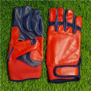 Guantes de bateo de béisbol Unisex de alta calidad, característica antideslizante de cuero ligero, suave profesional para jóvenes adultos personalizables - Product Image 1