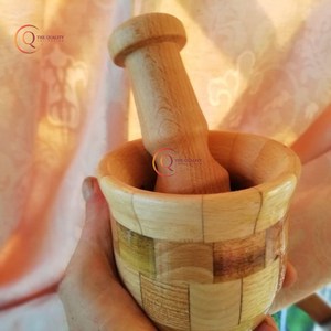 New Look patrón plástico Vintage mortero medicina trituradora hierbas especias molinillo restaurante Hotel uso suministros bajo precio - Product Image 4