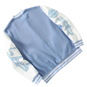 Ropa informal personalizada Chaquetas universitarias para hombres con cuello levantado Chaqueta de béisbol para hombres de calidad premium disponible en diferentes colores - Product Image 2