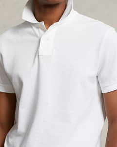 Best Selling Iconic Mesh Custom Slim Fit <b>White</b> Men's Polo T <b>Shirts</b> Classic Fit Soft Cotton Breathable Stylish Casual & Golf Wear - Product Image 6