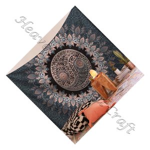Mandala Tapestry Wholesale Custom Indian Bohemian Mandala Boho Hippie Cotton Digital <b>Printed</b> <b>Wall</b> Hanging Tapestry <b>for</b> <b>Bedroom</b> - Product Image 5