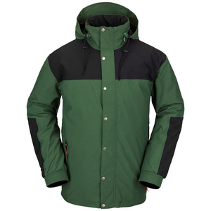 Mosaic Impex haute qualité 2025 Nouveau Design veste de pluie vert et noir contraste à capuche style coupe-vent veste de sport pour hommes - Product Image 1