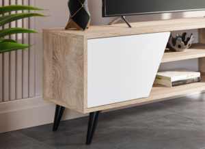 Turkish Manufacturer's Modern White Sonomo Convertible Adjustable <b>TV</b> <b>Stand</b> European Wooden Home Furniture for Living Room Dining - Product Image 4
