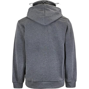 Sudadera con Capucha de Invierno para Hombre, Estilo Urbano, Corte Regular, 100% Algodón, Alta Calidad, Logotipo Personalizado, Lisa Teñida - Product Image 6
