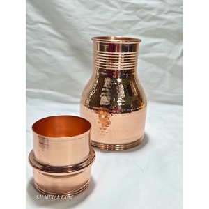 ชุดน้ำทองแดงทำมือสำหรับอุ่นและเติมน้ำ - Product Image 1