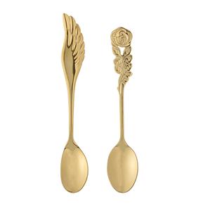 Top Trending New Brass Antique Hotel Home Decor Kitchenware Catering Usage Solid Cutlery Spoon <b>Flatware</b> <b>Set</b>. - Product Image 2