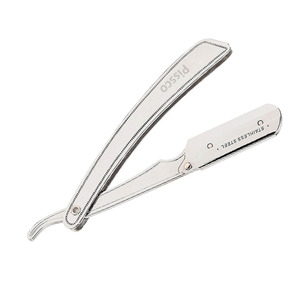 Navaja de Afeitar Plegable de Acero Inoxidable Personalizada para Barbería, Cuchilla de Repuesto para Cortar el Cabello, Navaja Recta de Acero Inoxidable - Product Image 3
