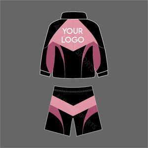 ชุดกันลมผ้าไนลอนระบายอากาศสำหรับผู้ชายชุดสตรีทรูดซิปแบบเต็มชุดสั้นพิมพ์ลายตามสั่ง2026 - Product Image 2