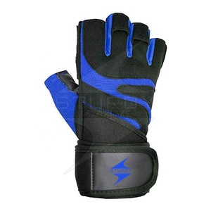 Anti-Slip Breathable Leather Gym <b>Gloves</b> Wrist Wraps Sports Workout Fitness <b>Training</b> Unisex High Quality <b>Weight</b> Lifting - Product Image 2