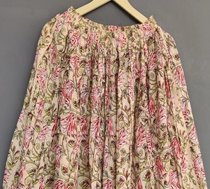 Handmade 100% Cotton Women's <b>Skirt</b> Indian Style <b>Long</b> Party Wear Casual Plus Size Tennis Girl's Gift Breathable Natural - Product Image 2