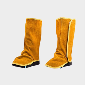 Spatules de soudage en cuir avec embout en cuir de vachette abrasif - Product Image 1