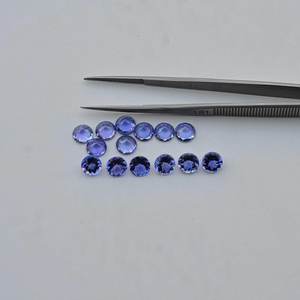 พลอย tanzanite ทรงเหลี่ยมเจียระไนทรงกลม5มม. สีฟ้าจากผู้จำหน่ายที่ผ่านการตรวจสอบ - Product Image 2