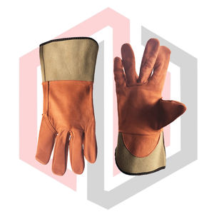 Guante de Soldadura Tig-Mig Premium, Resistente al Calor y al Fuego, de Cuero Antiestático, para Soldadura Mig, Forja, Barbacoa, Chimenea, Resistente a Desgarros, 11 oz - Product Image 4