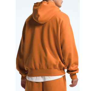 ชุดเสื้อมีฮู้ดและกางเกงขาสั้นสองชิ้นสำหรับผู้ชายชุดเสื้อผ้าสำหรับทั้งชายและหญิงแขนยาวเข่ายาวแบบเรียบโลโก้ที่กำหนดเอง - Product Image 2