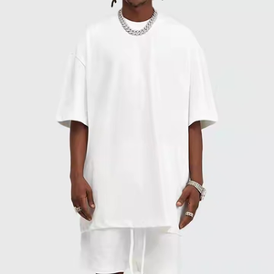 Custom design short sleeve Oversized Drop Shoulder T shirts OEM Breathable unisex Embossed t Shirts with custom logo and design - Product Image 1