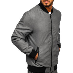 Bomber d'hiver à fermeture éclair pour homme, bonne qualité, logo personnalisé, coupe-vent, imperméable - Product Image 3