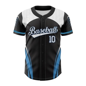 Camiseta de béisbol personalizada con impresión por sublimación completa, camiseta de béisbol cómoda de secado rápido, uniforme para hombre - Product Image 2