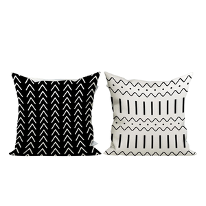 Fundas de cojines de algodón bordadas a mano | Fundas de almohada de diseñador geométrico para decoración del hogar-Suministro de fundas de almohada al por mayor - Product Image 2