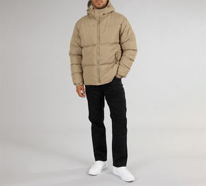 Vestes matelassées pour hommes de luxe personnalisées 2026, imperméables, respirantes, coupe-vent, fermeture éclair, col roulé imprimé, épaisses, 100% polyester - Product Image 6