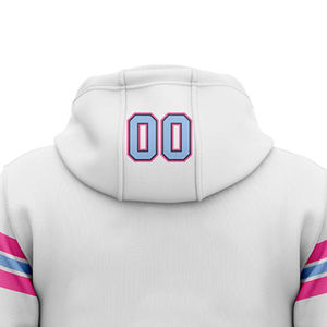 เสื้อฟุตบอลอเมริกันแบบกำหนดเอง พร้อมชื่อทีมและหมายเลข  ผ้าคอตตอน 100% อุ่นสบาย ไซส์ใหญ่  ป้องกันแบคทีเรีย สำหรับแฟนทีม  รับผลิตแบบ OEM/ODM - Product Image 5