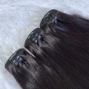 Las mejores extensiones de cabello liso de hueso más suave del vendedor, peluca Frontal de doble trama sin derramamiento, pelucas humanas crudas HD No 1, cabello vietnamita - Product Image 1