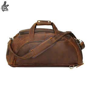 Sac de voyage week-end multifonction en cuir de vachette pleine fleur, nouveau design, pour hommes - Product Image 2