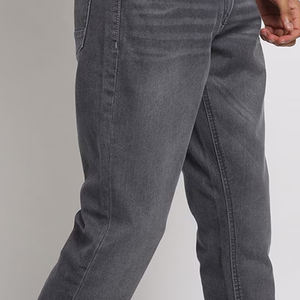 Streetwear High Quality 100% Cotton Denim Jean Manufacturer Custom Designer Fashion Ripped Frayed Skinny Jeans for Men - Product Image 6