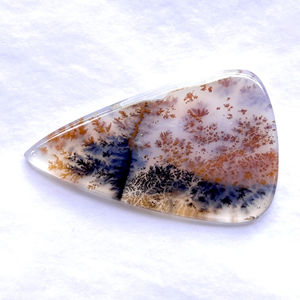 Cabujón de ágata de musgo dendrítico 100%, Natural ágata dendrítica, piedras preciosas sueltas, Ágata semipreciosa curativa para la fabricación de joyas - Product Image 4